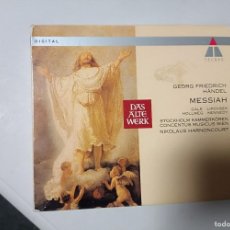 CDs de Música: HAENDEL / HÄNDEL - MESSIAH (EL MESÍAS, HARNONCOURT, DAS ALTE WERK / TELDEC)