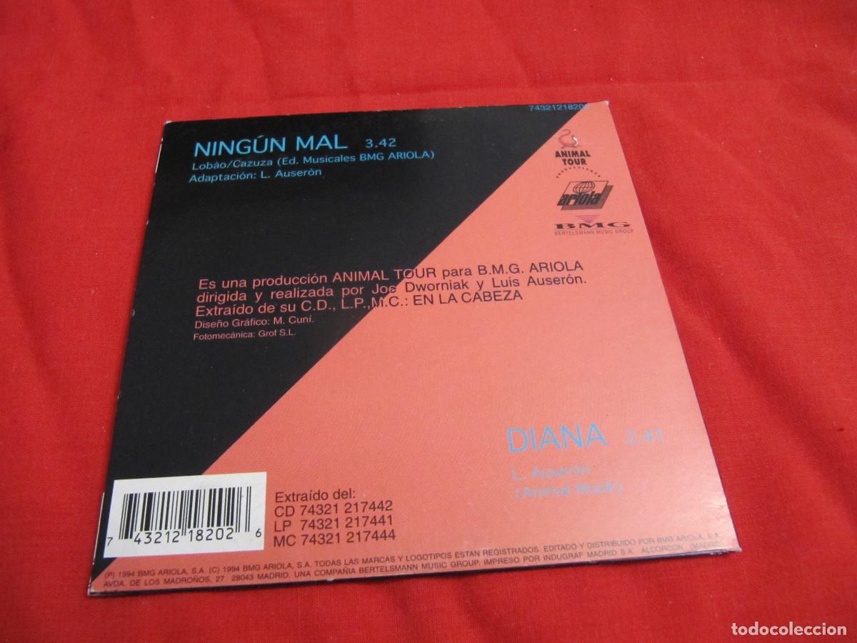 CDs de m&uacute;sica: LUIS AUSERON RARO CD SINGLE NINGUN MAL - Foto 2