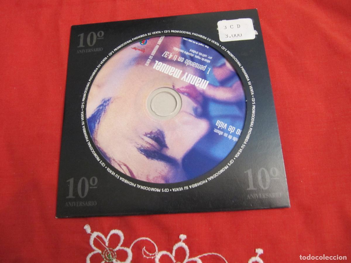 CDs de m&uacute;sica: MANNY MANUEL - PENSANDO EN TI - CD SINGLE - Foto 1