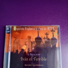 CDs de Música: SERGEI PROKOFIEV – IVÁN EL TERRIBLE - DOBLE CD RTVE ORQ SINF 2001, SAINZ ALFARO, JUAN ECHANOVE