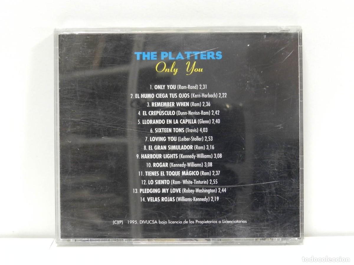 CDs de m&uacute;sica: DISCO CD. The Platters &ndash; Only You. COMPACT DISC. - Foto 2