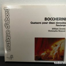 CDs de Música: BOCCHERINI - WILLIAM CHRISTIE, CHRISTOPHE ROUSSET - QUATUORS POUR DEUX CLAVECINS (CD, ALBUM)