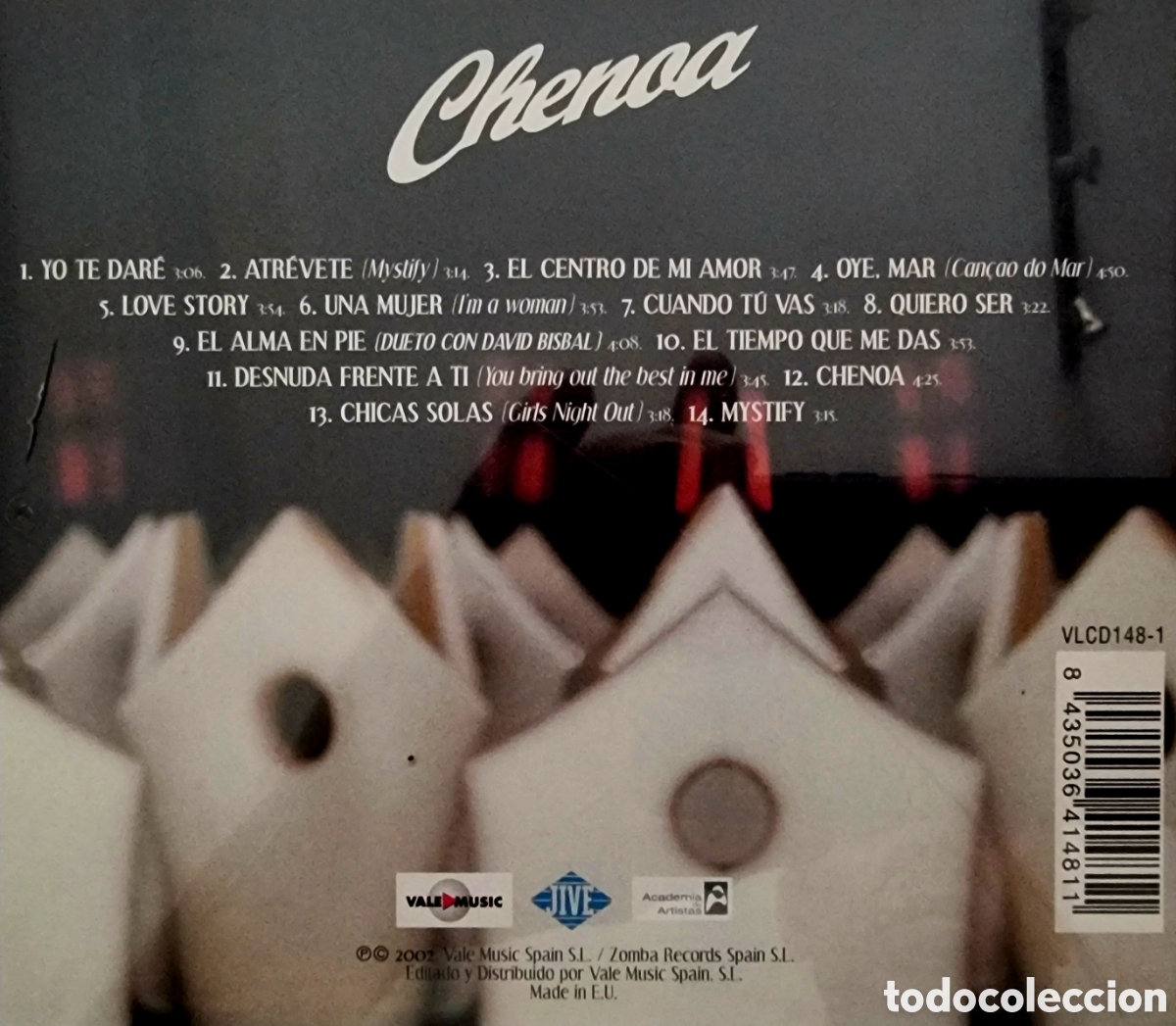 CDs de m&uacute;sica: CHENOA CD 2002 14 TEMAS - Foto 4