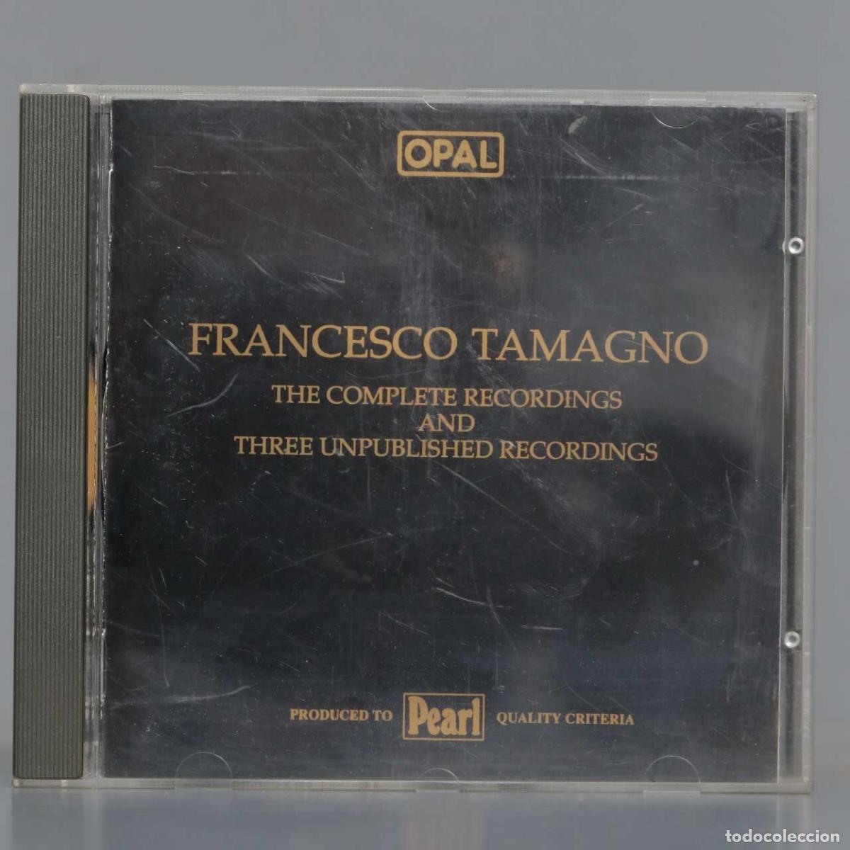 CD de M&uacute;sica: CD. Francesco Tamagno &ndash; The Complete Recordings And Three Unpublished Recordings