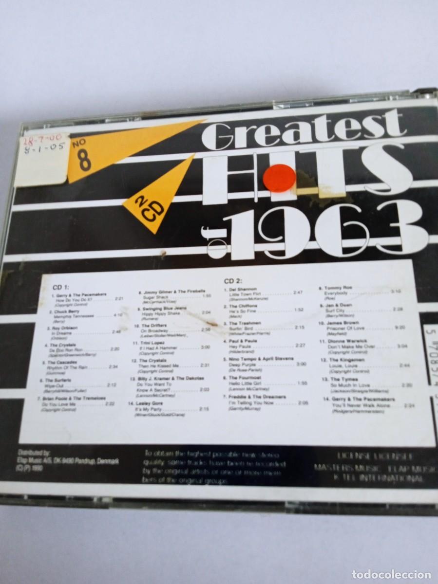 CDs de m&uacute;sica: GREATES HITS 1963 2 Cds - Foto 4
