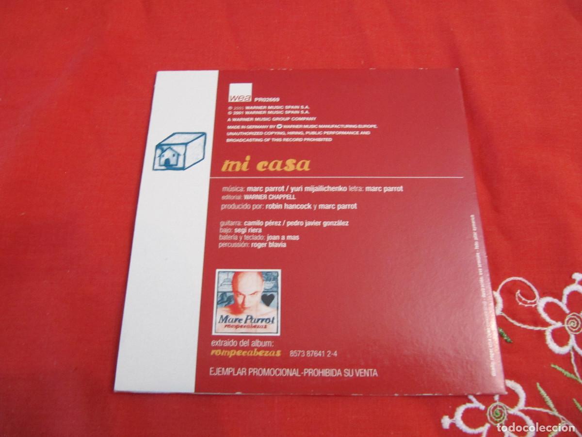CDs de m&uacute;sica: MARC PARROT - MI CASA - CD SINGLE PROMO - Foto 2