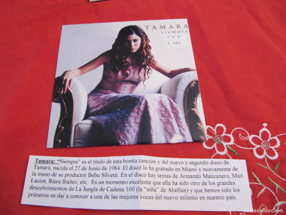 CDs de m&uacute;sica: Tamara - Siempre. Cd single CADENA 100 - Foto 1