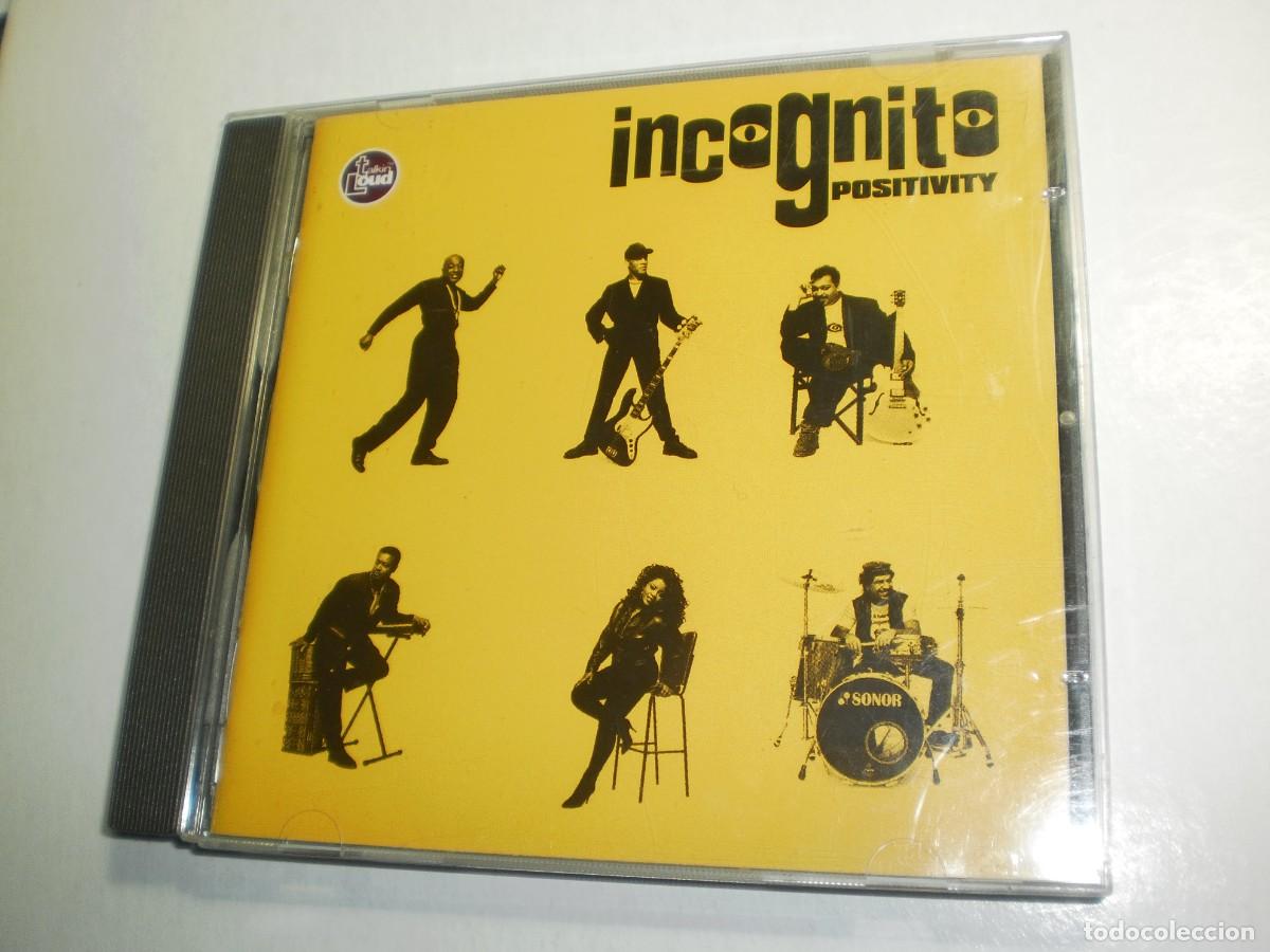 CDs de m&uacute;sica: cd incognito positivity. talkin loud 1993 germany. 14 temas libreto fotos y textos (seminuevo)