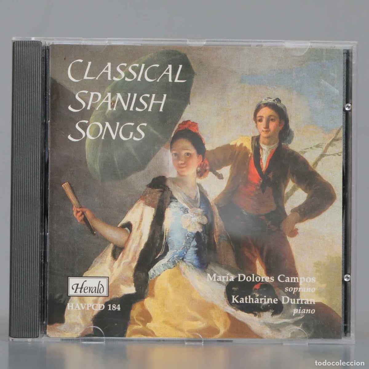 CDs de m&uacute;sica: CD. CLASSICAL SPANISH SONGS. DURRAN