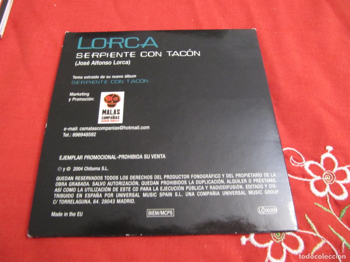 CDs de m&uacute;sica: Jos&eacute; Alfonso Lorca &ndash; Serpiente Con Tac&oacute;n - Foto 3