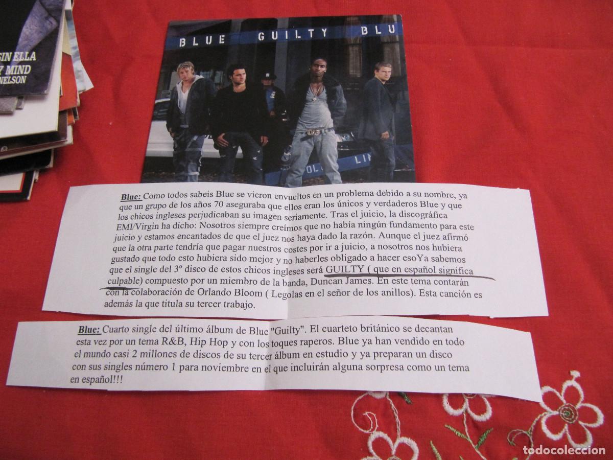 CDs de m&uacute;sica: BLUE - GUILTY ( CD SINGLE CADENA 100 ) - Foto 1