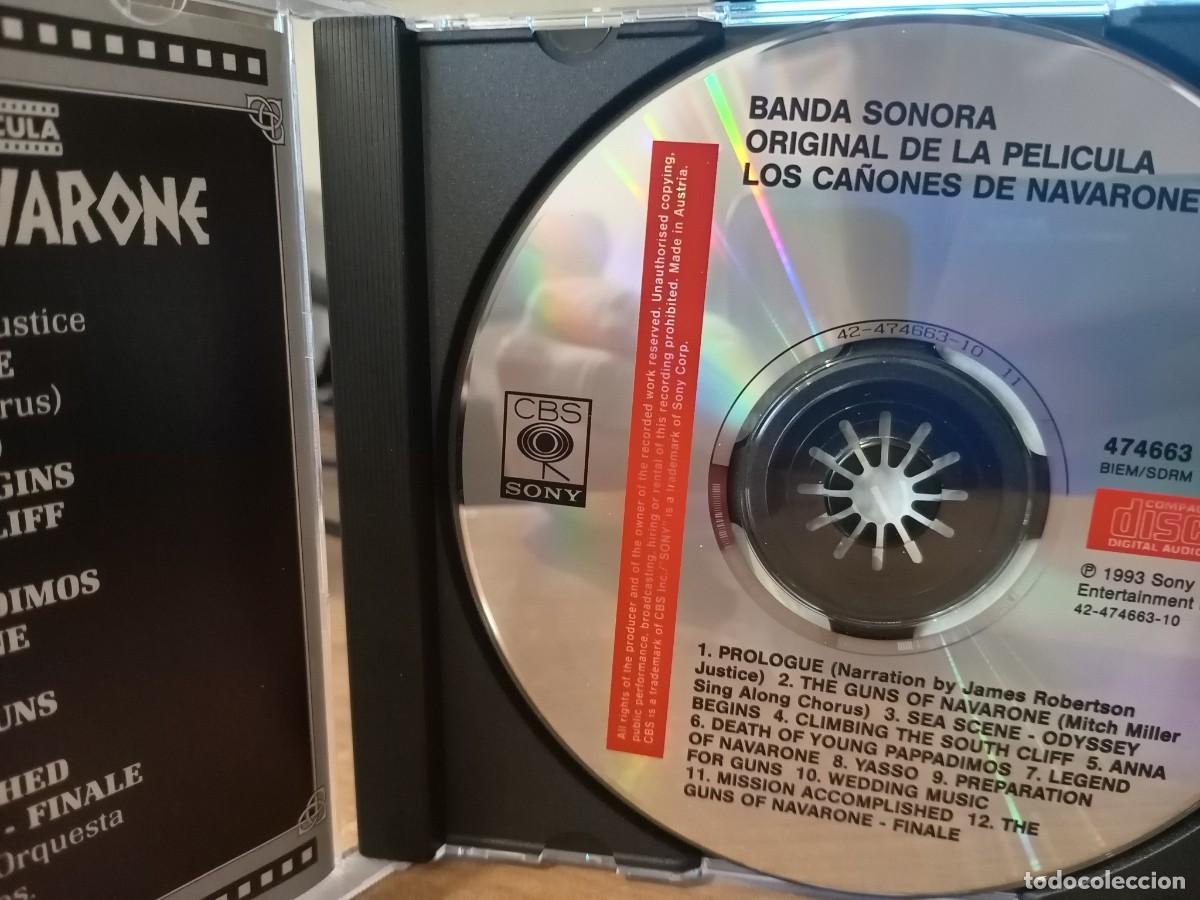 CDs de m&uacute;sica: CD SOUNDTRACK: LOS CA&Ntilde;ONES DE NAVARONE - Foto 2
