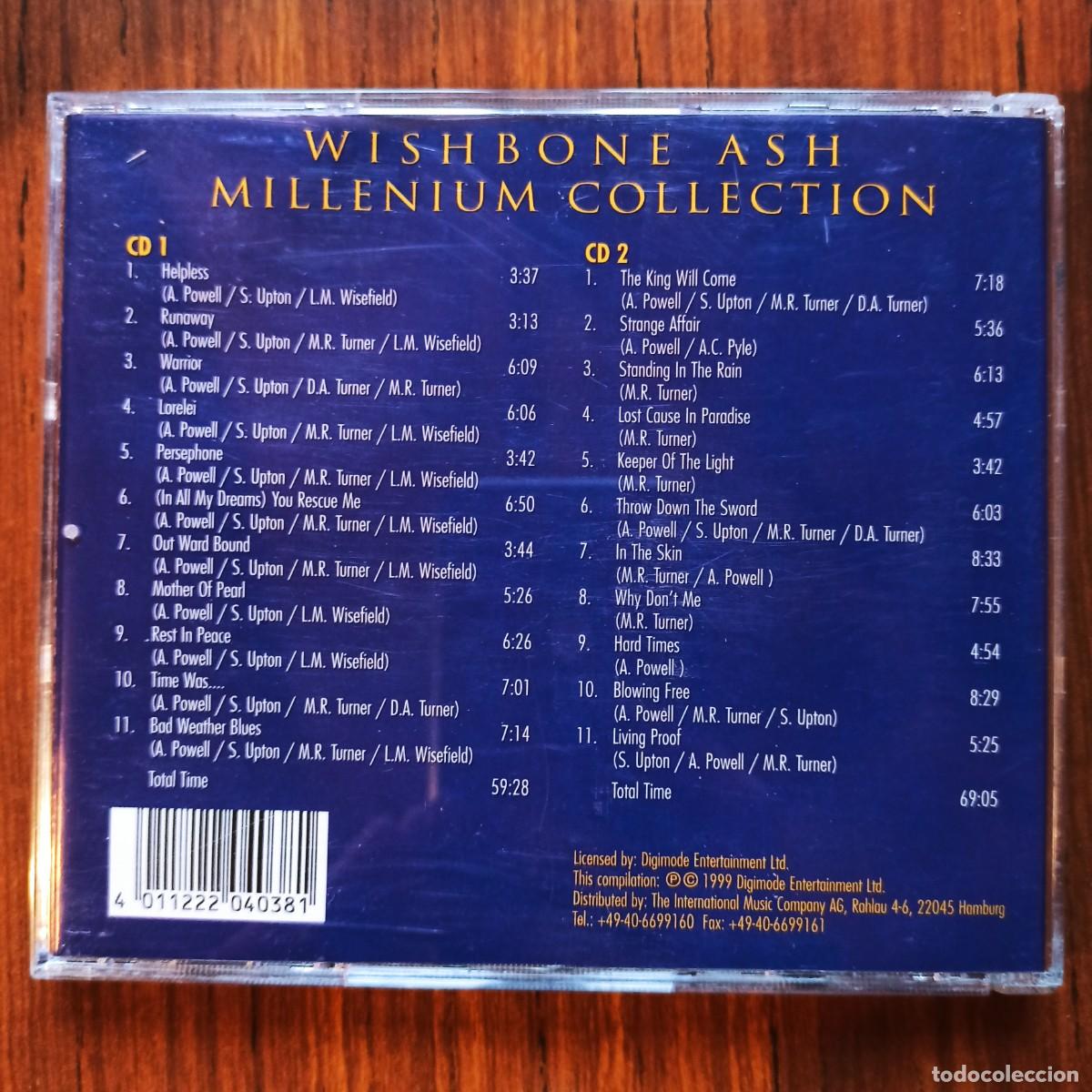 CDs de m&uacute;sica: CD Wishbone Ash &ndash; Millenium Collection - Foto 2