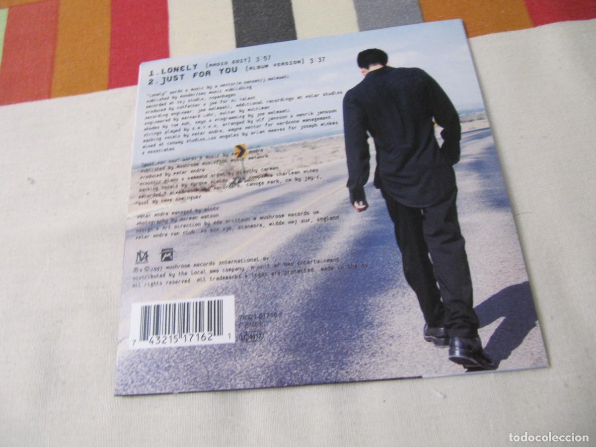 CDs de m&uacute;sica: CD SINGLE-PETER ANDRE-LONELY - Foto 2