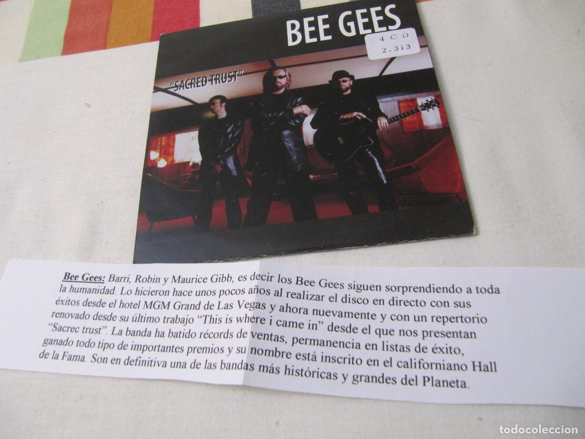 CDs de m&uacute;sica: Bee Gees &lrm;&ndash; Sacred Trust CD SINGLE CADENA 100 - Foto 1