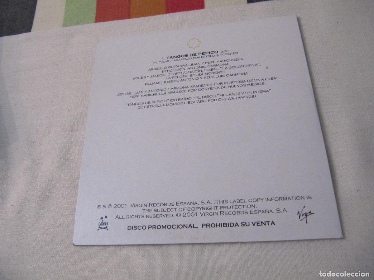 CDs de m&uacute;sica: Estrella Morente &ndash; Tangos De Pepico - Foto 2