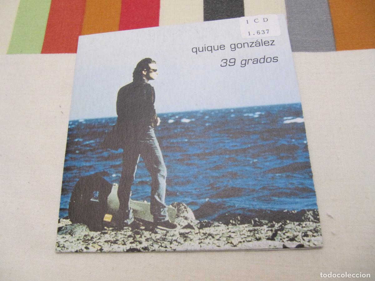 CDs de m&uacute;sica: Quique Gonz&aacute;lez &ndash; 39 Grados - Foto 1