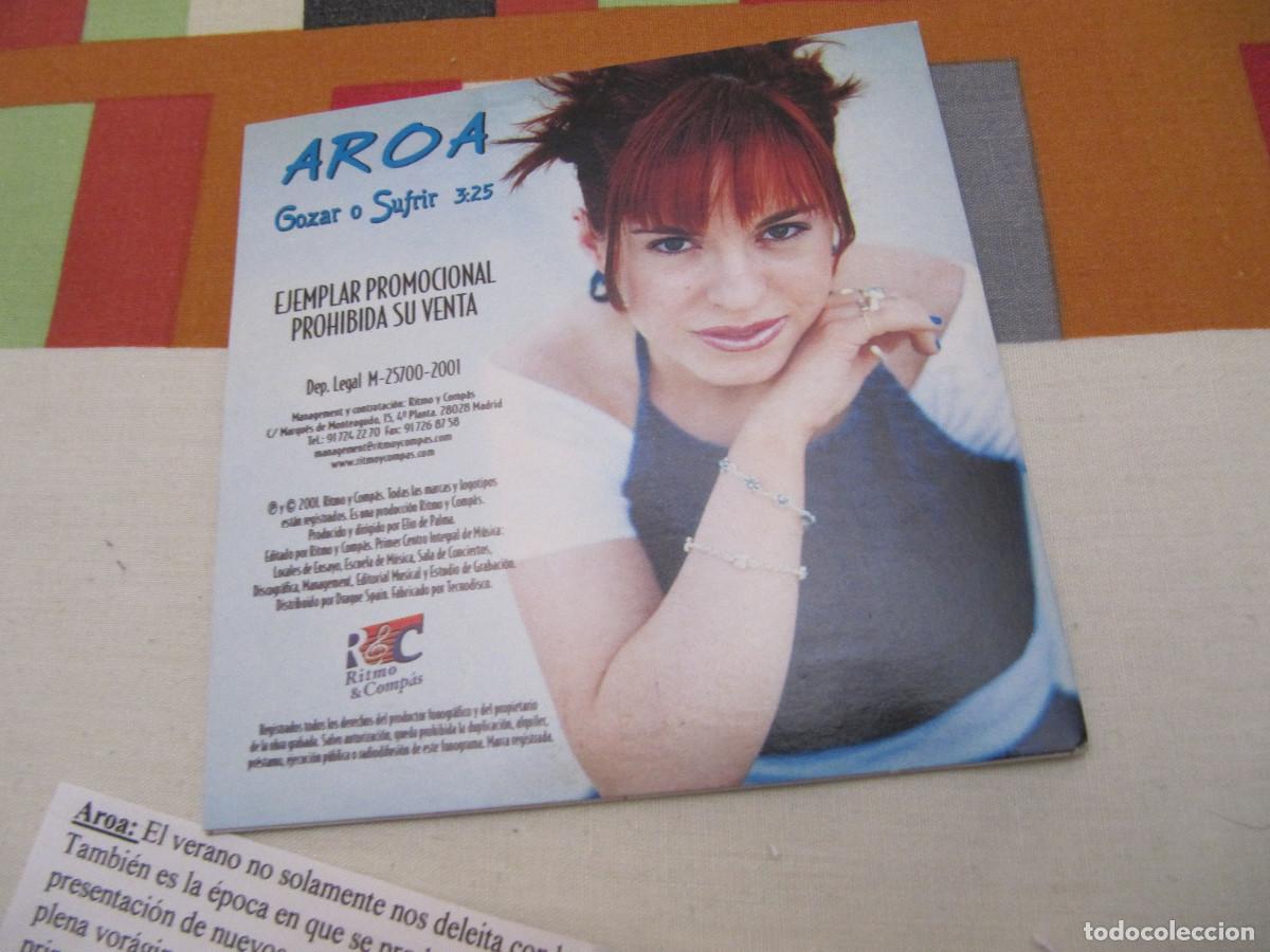 CDs de m&uacute;sica: AROA - GOZAR O SUFRIR CD SINGLE CADENA 100 - Foto 2