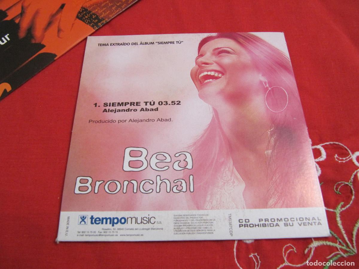 CDs de m&uacute;sica: BEA BRONCHAL PROMO CD SINGLE SIEMPRE TU - Foto 2