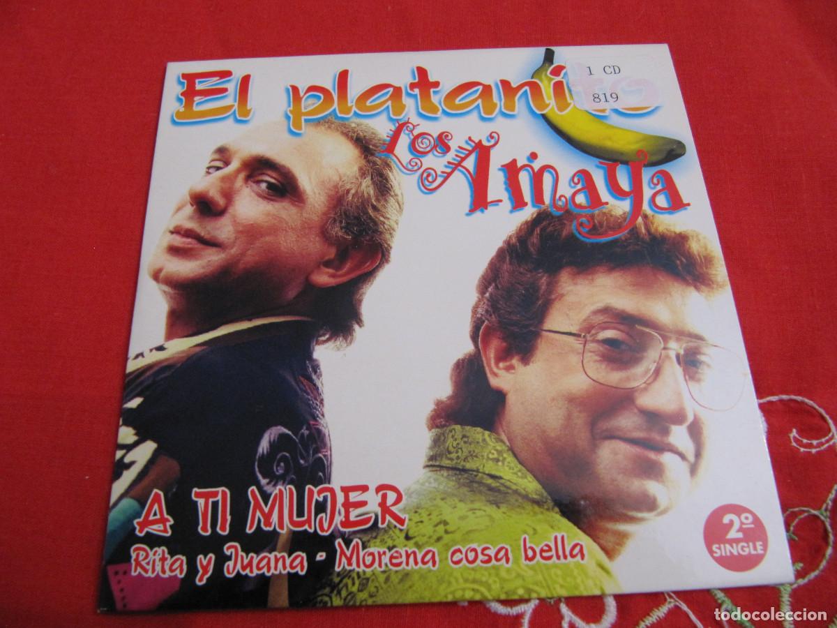 CDs de m&uacute;sica: LOS AMAYA / El platanito 3 temas - Foto 1
