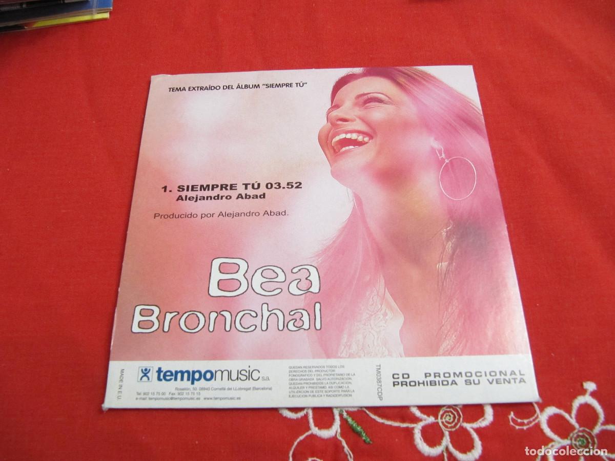 CDs de m&uacute;sica: BEA BRONCHAL PROMO CD SINGLE SIEMPRE TU - Foto 2