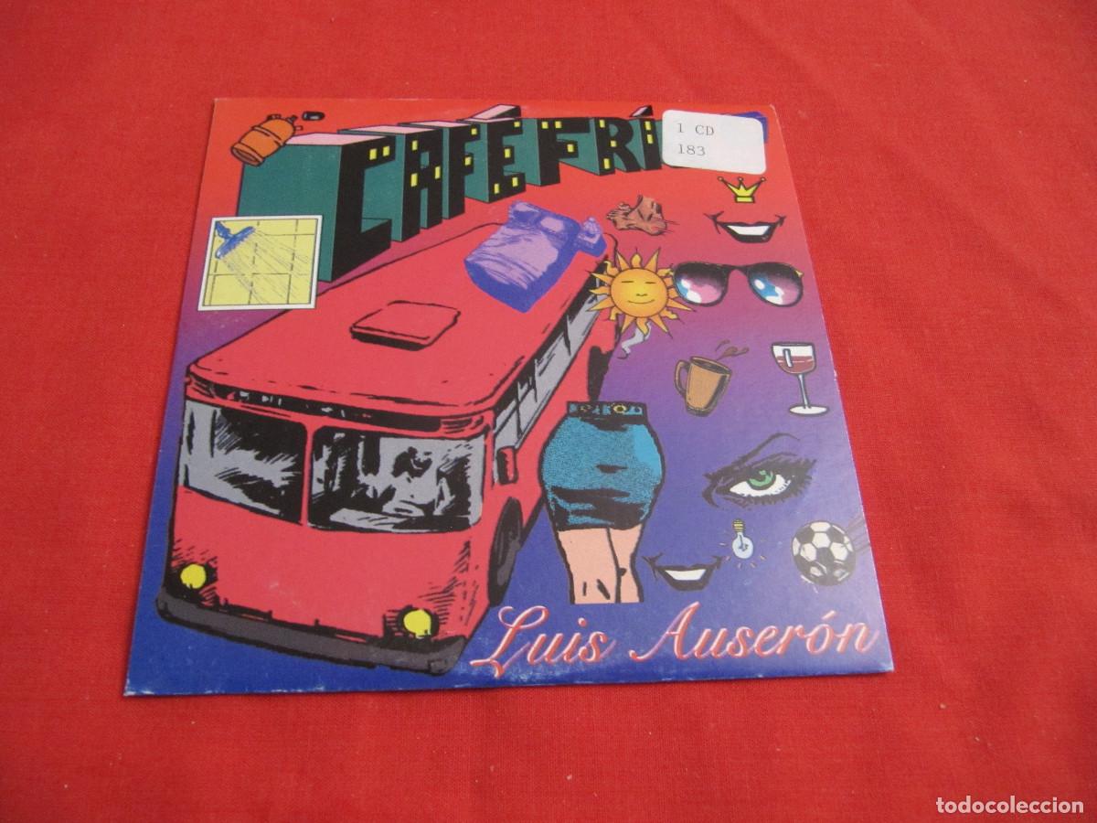 CDs de m&uacute;sica: LUIS AUSERON - CAFE FRIO . CD SINGLE - Foto 1