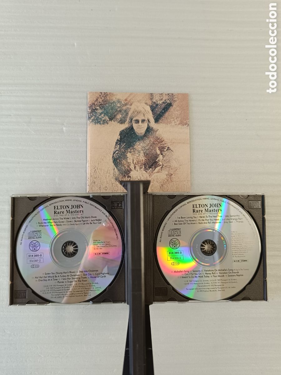 CDs de m&uacute;sica: Elton John - rare masters - Foto 3