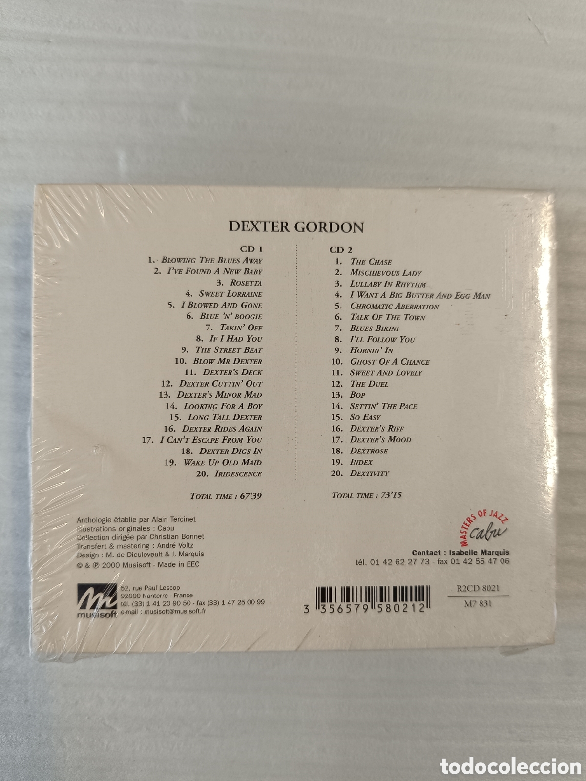 CDs de m&uacute;sica: Dexter Gordon 2 CD - Foto 2