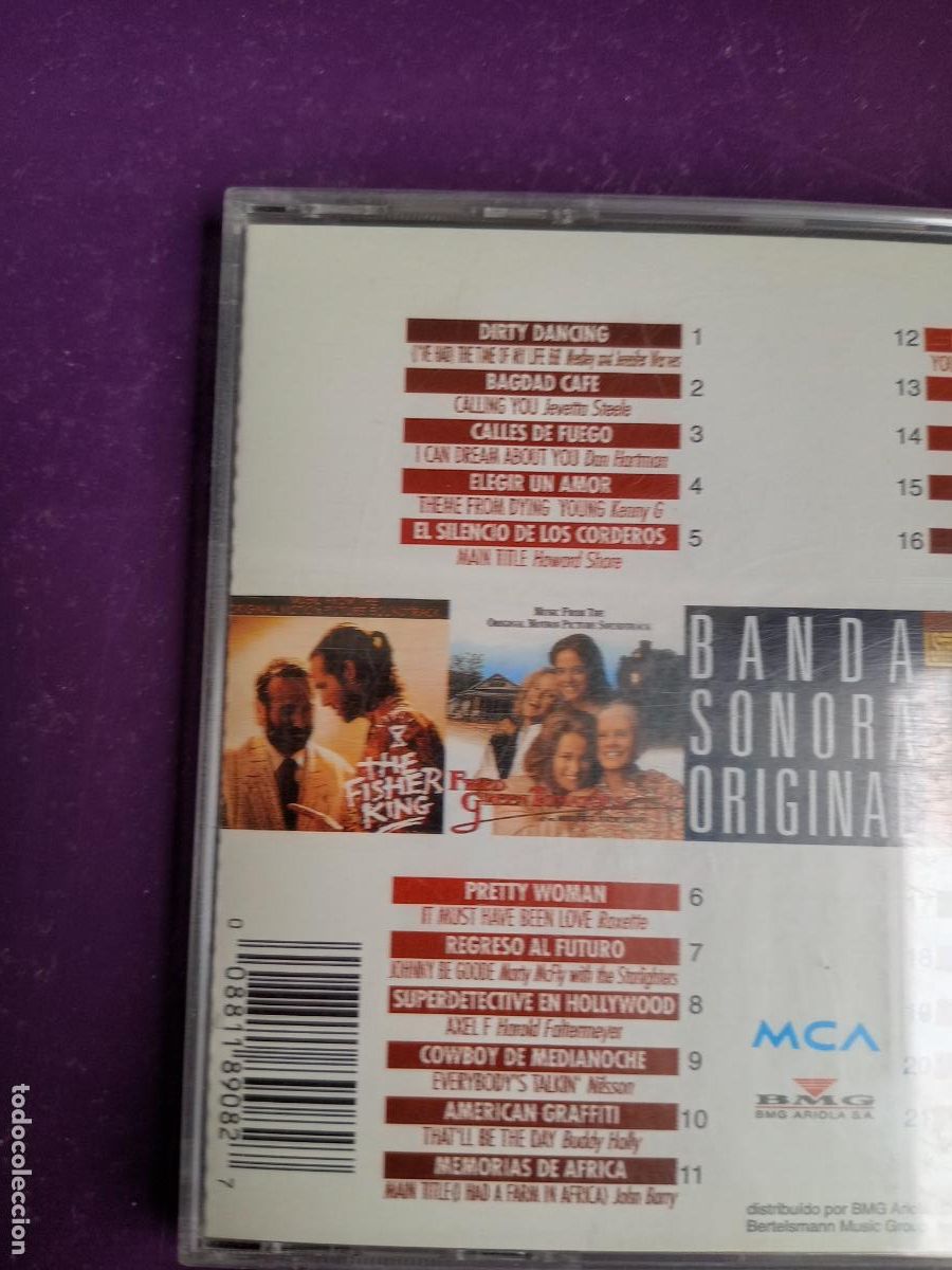 CDs de m&uacute;sica: Banda Sonora Original - 21 Exitos De Cine En Version Original - CD MCA 1992 - POCO USO, BSO - Foto 3