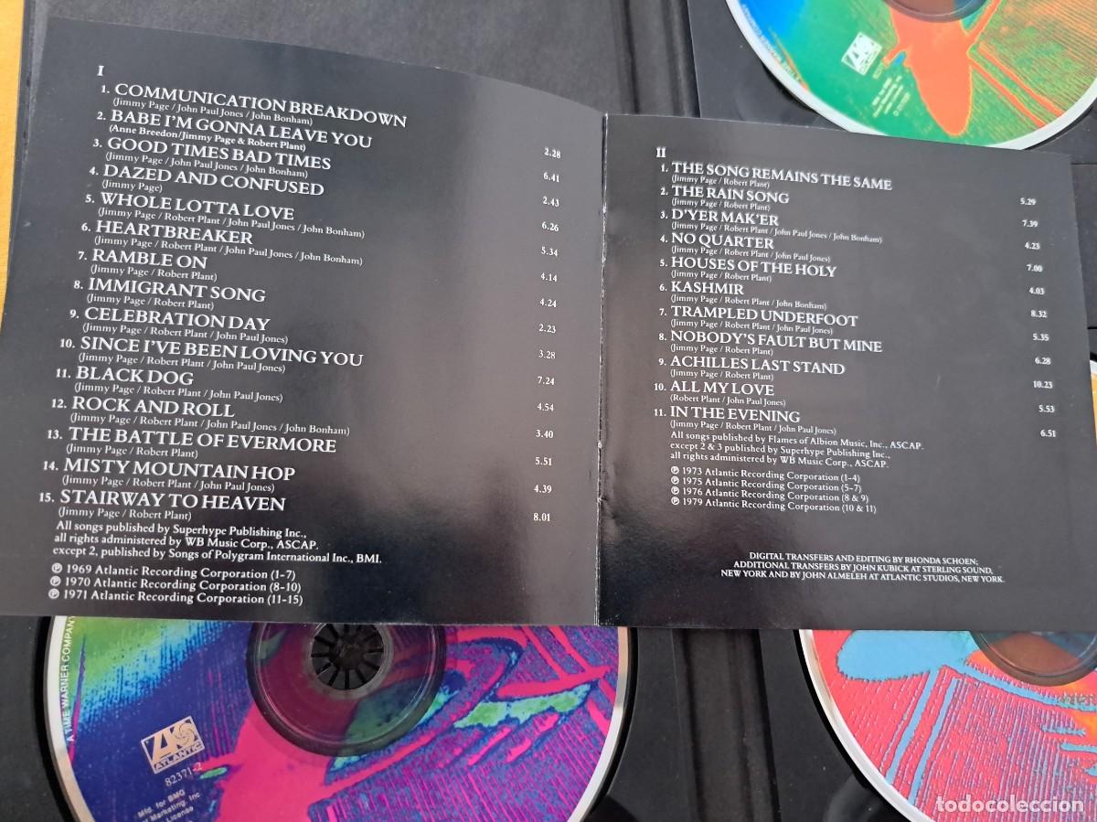 CDs de m&uacute;sica: LED ZEPPELIN - REMASTERS (3 CD) - BOX SET 1990 (USA) - Foto 10