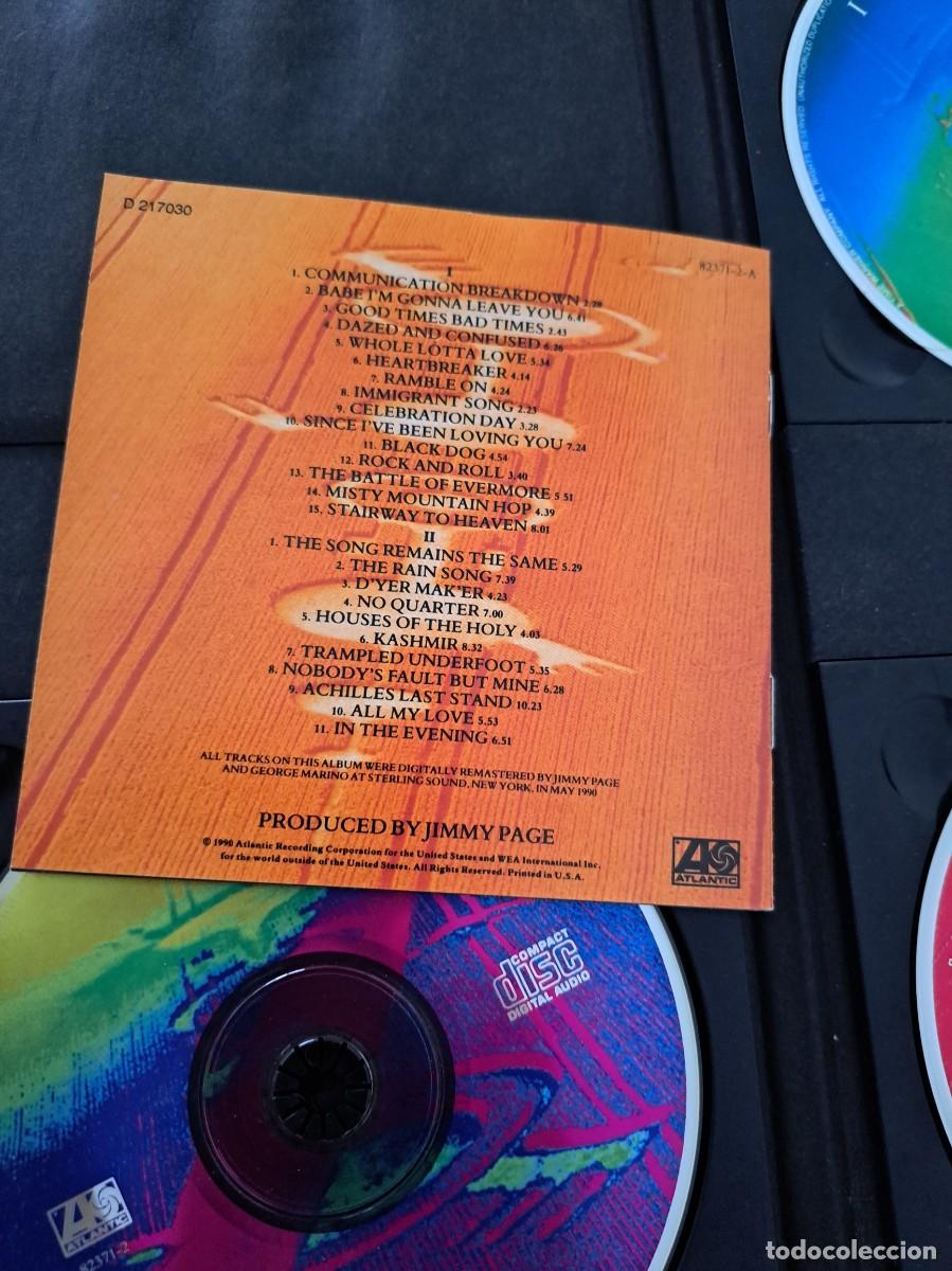 CDs de m&uacute;sica: LED ZEPPELIN - REMASTERS (3 CD) - BOX SET 1990 (USA) - Foto 13