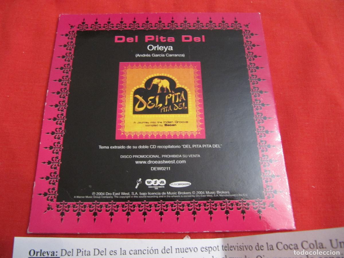 CDs de m&uacute;sica: ORLEYA - DEL PITA DEL CD SINGLE CADENA 100 - Foto 2