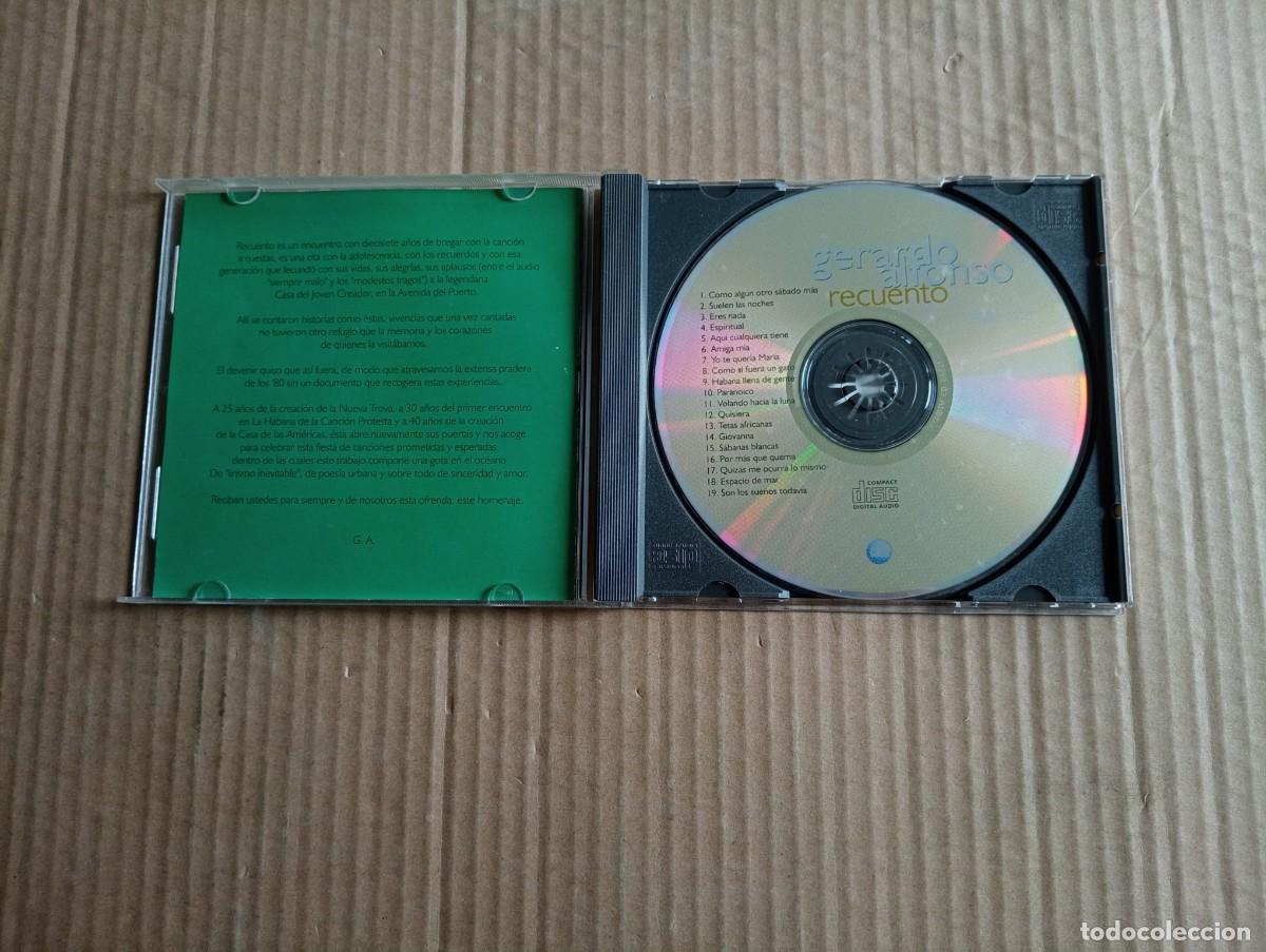 CDs de m&uacute;sica: GERARDO ALFONSO - RECUENTO CD 2000 FOLK CUBA - Foto 2