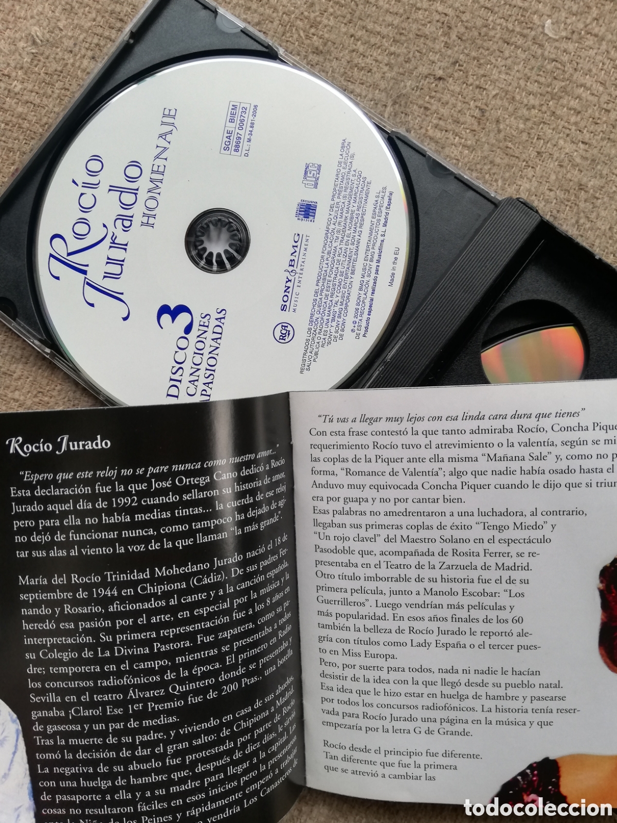 CDs de m&uacute;sica: Rocio Jurado - Homenaje. Triple 3 cd - Foto 4
