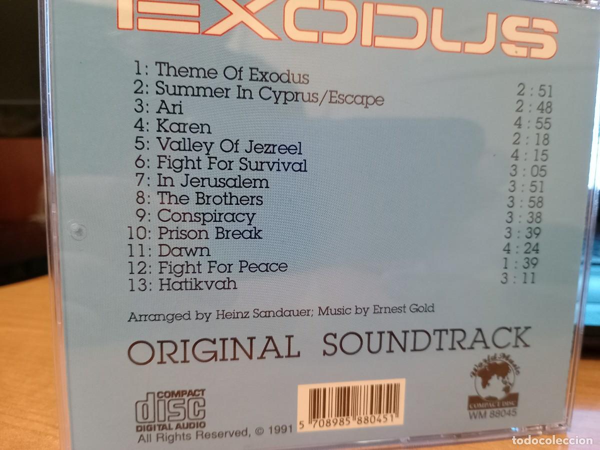 CDs de m&uacute;sica: CD SOUNDTRACK: EXODUS - Foto 3