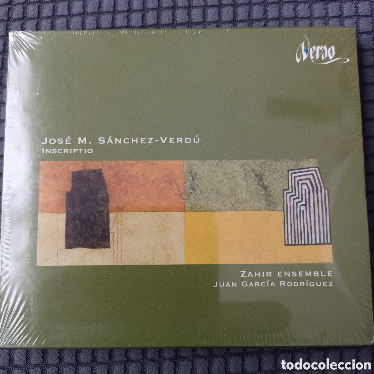 CDs de m&uacute;sica: Jos&eacute; Mar&iacute;a S&aacute;nchez-Verd&uacute;. Inscriptio. Zahir Ensemble. - Foto 1