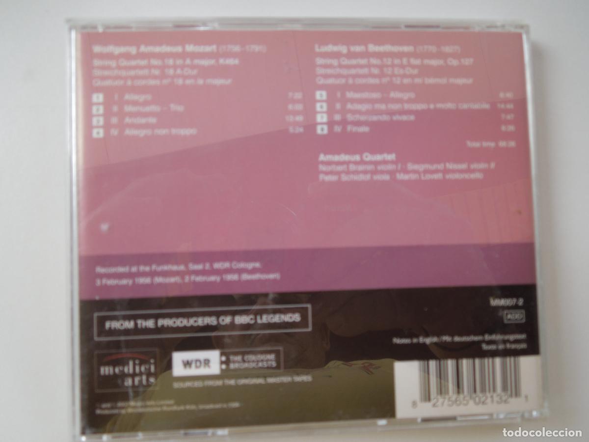 CDs de m&uacute;sica: AMADEUS QUARTET - MOZART - BEETHOVEN -CD - Foto 3