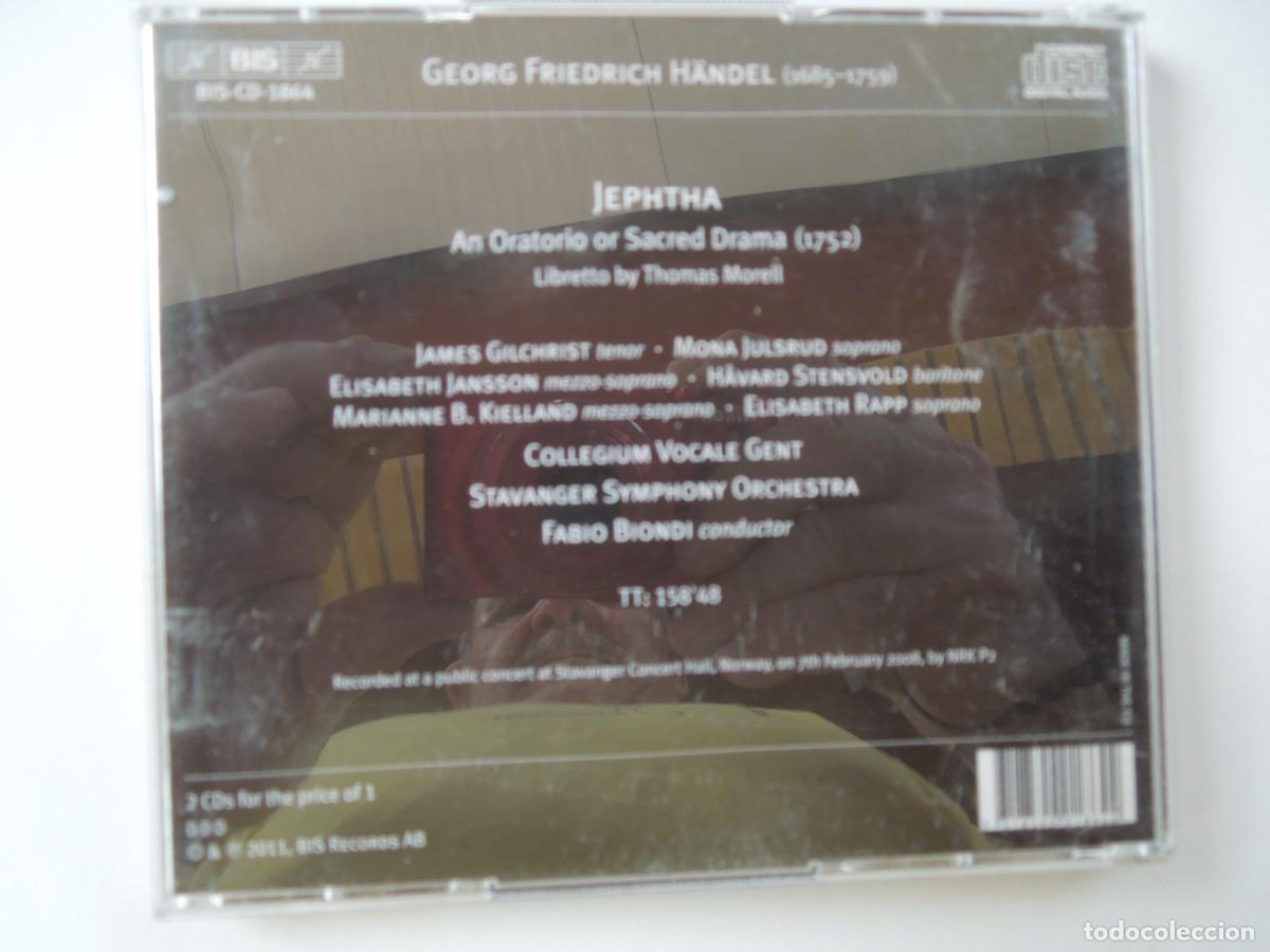 CDs de m&uacute;sica: HANDEL -JEPHTHA - FABIO BIONDI - 2CD,S - Foto 4