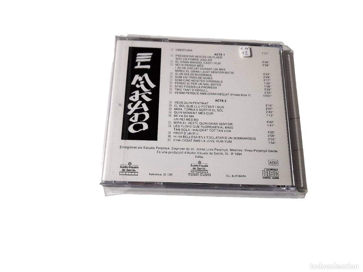 CDs de m&uacute;sica: DAGOLL DAGOM &rdquo;EL MIKADO&rdquo; CD 21 TRACKS COMO NUEVO - Foto 2
