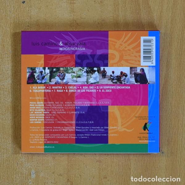 CDs de m&uacute;sica: LUIS CAMINO & ABYA YALA - INDIOSINCRASIA - CD - Foto 2