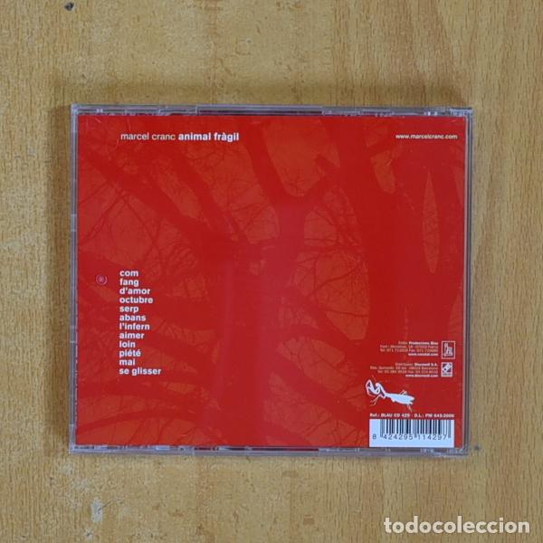 CDs de m&uacute;sica: MARCEL CRANC - ANIMAL FRAGIL - CD - Foto 2