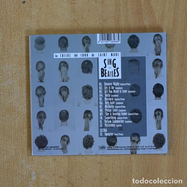 CDs de m&uacute;sica: LOS CHICOS DE ORO DE SAINT MARC - SING THE BEATLES - CD - Foto 2