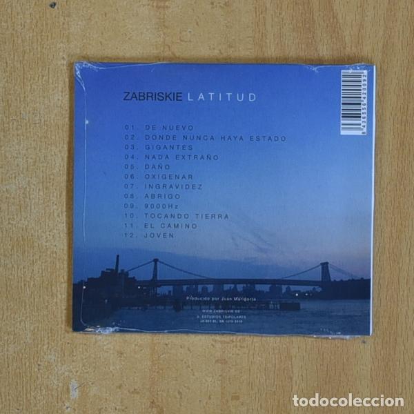 CDs de m&uacute;sica: ZABRISKIE - LATITUD - CD - Foto 2