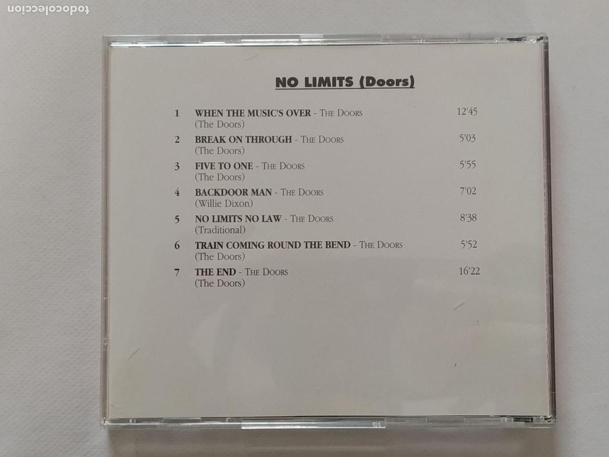 CDs de m&uacute;sica: CD DOORS - NO LIMITS (271) - Foto 2