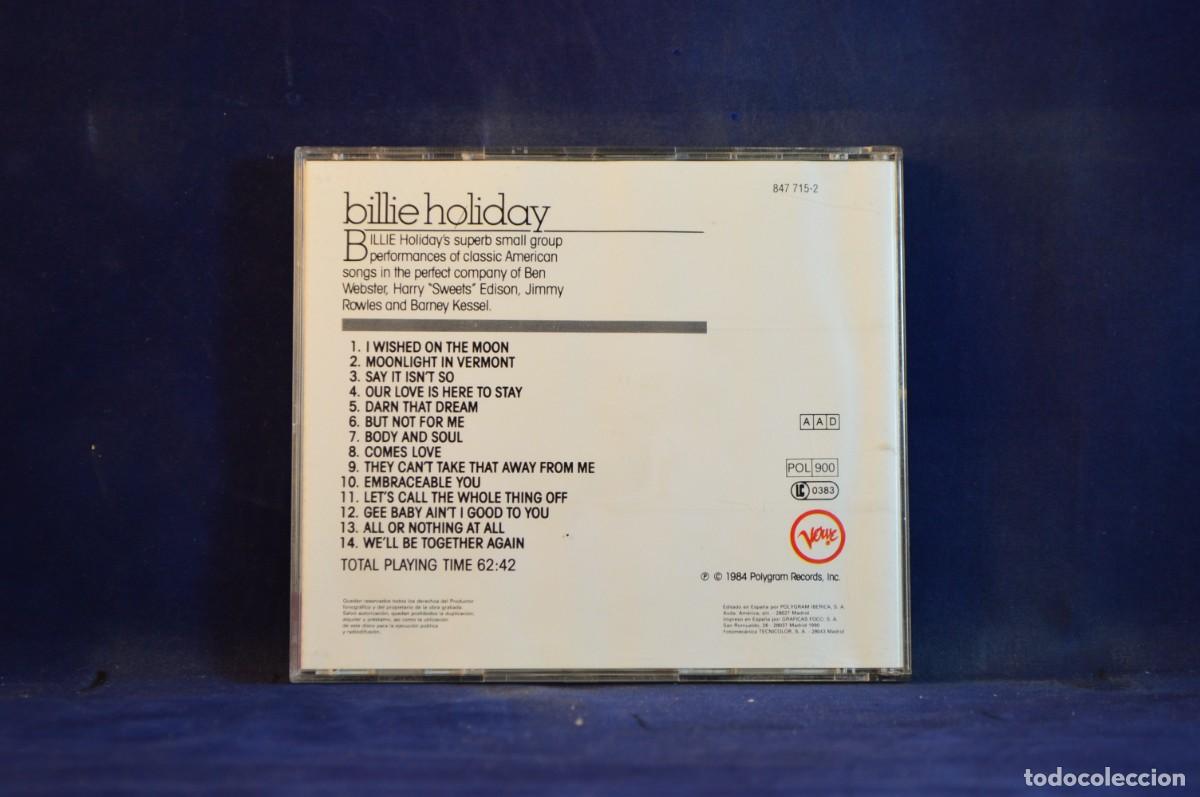 CDs de m&uacute;sica: BILLIE HOLIDAY &ndash; THE SILVER COLLECTION - CD - Foto 2