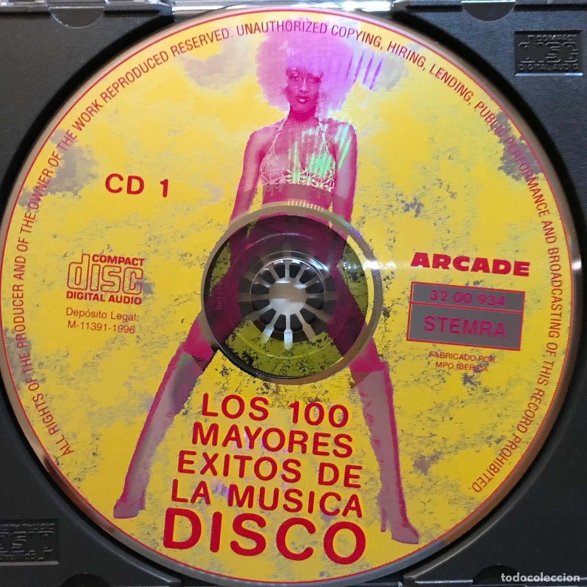 CDs de m&uacute;sica: Various ● Los 100 Mayores Exitos De La Musica Disco ● 4 x CD, Compilation (CD n&ordm;2 extraviado) - Foto 3