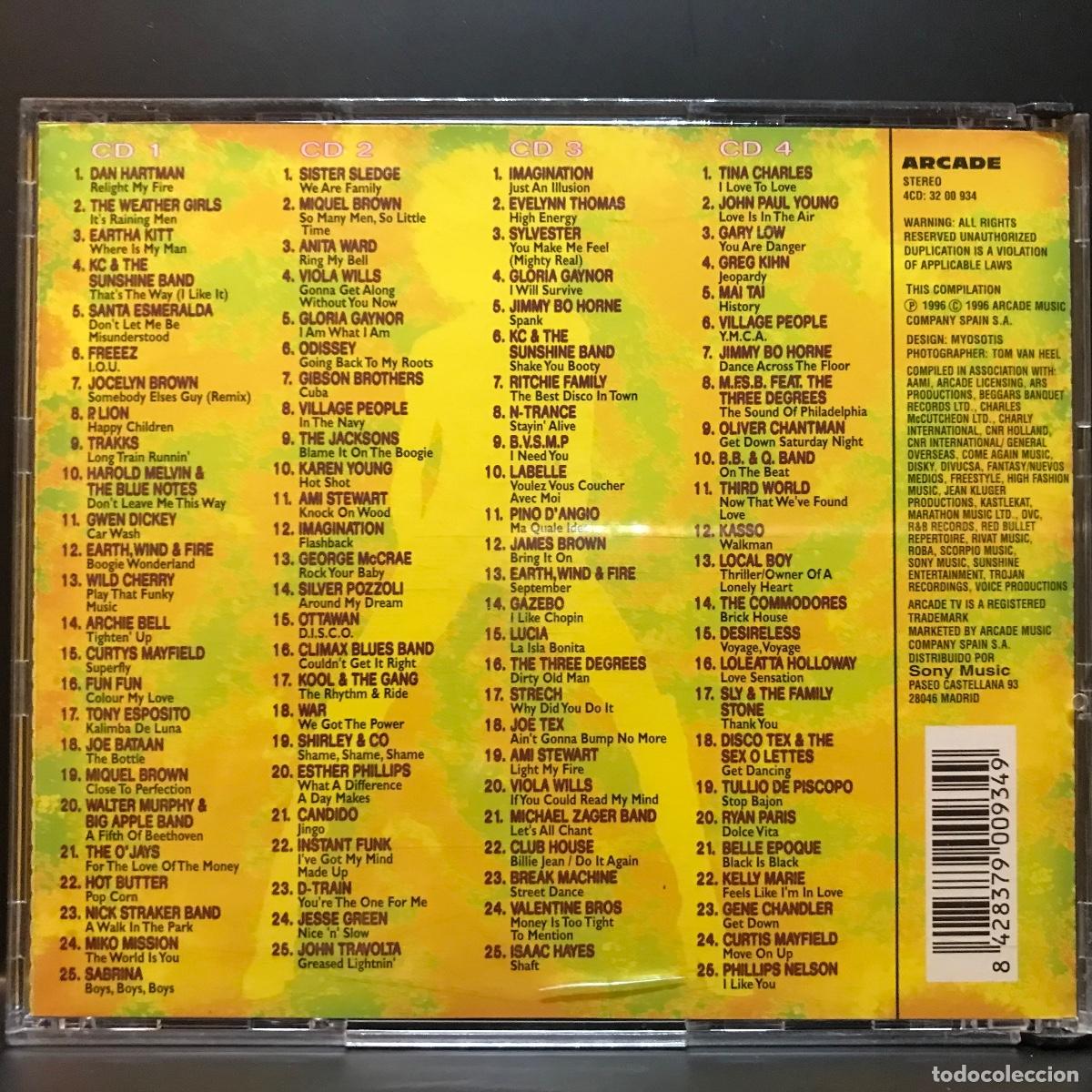 CDs de m&uacute;sica: Various ● Los 100 Mayores Exitos De La Musica Disco ● 4 x CD, Compilation (CD n&ordm;2 extraviado) - Foto 6