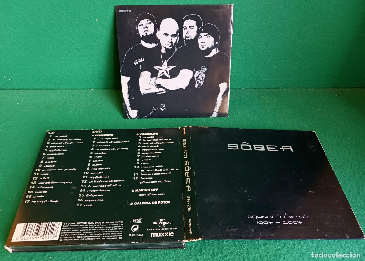 CDs de m&uacute;sica: SOBER - GRANDES &Eacute;XITOS 2005 - DIGIPACK DVD + LIBRETO - INCOMPLETO - Foto 3