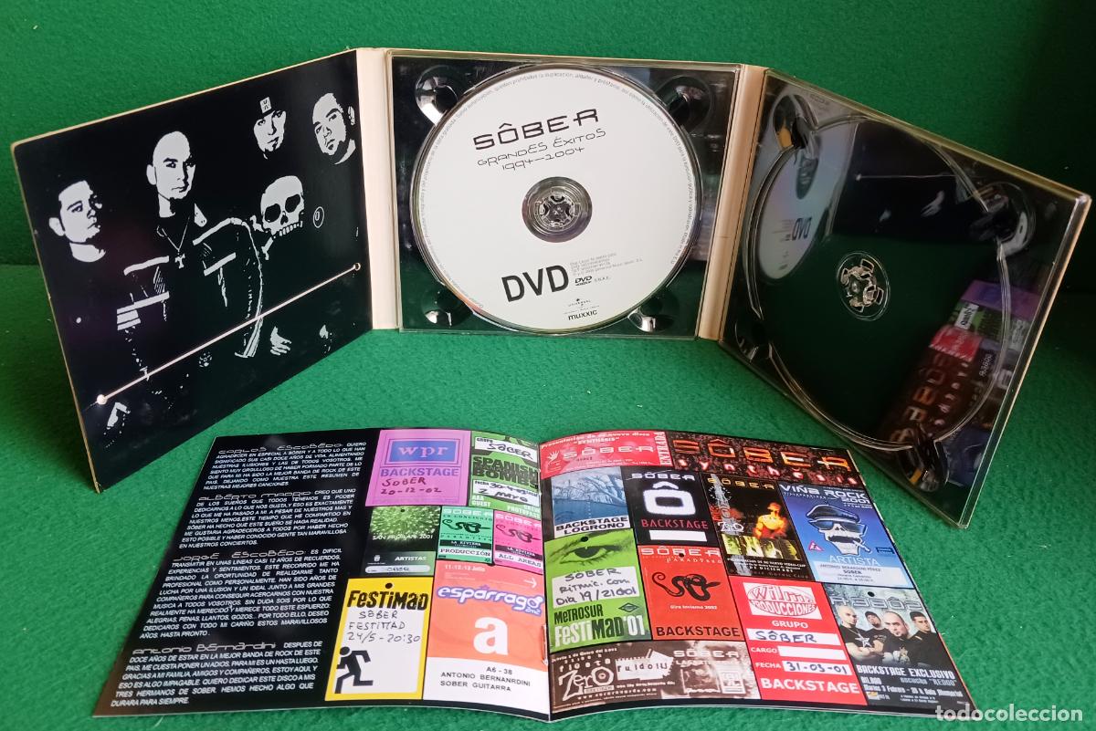 CDs de m&uacute;sica: SOBER - GRANDES &Eacute;XITOS 2005 - DIGIPACK DVD + LIBRETO - INCOMPLETO - Foto 4