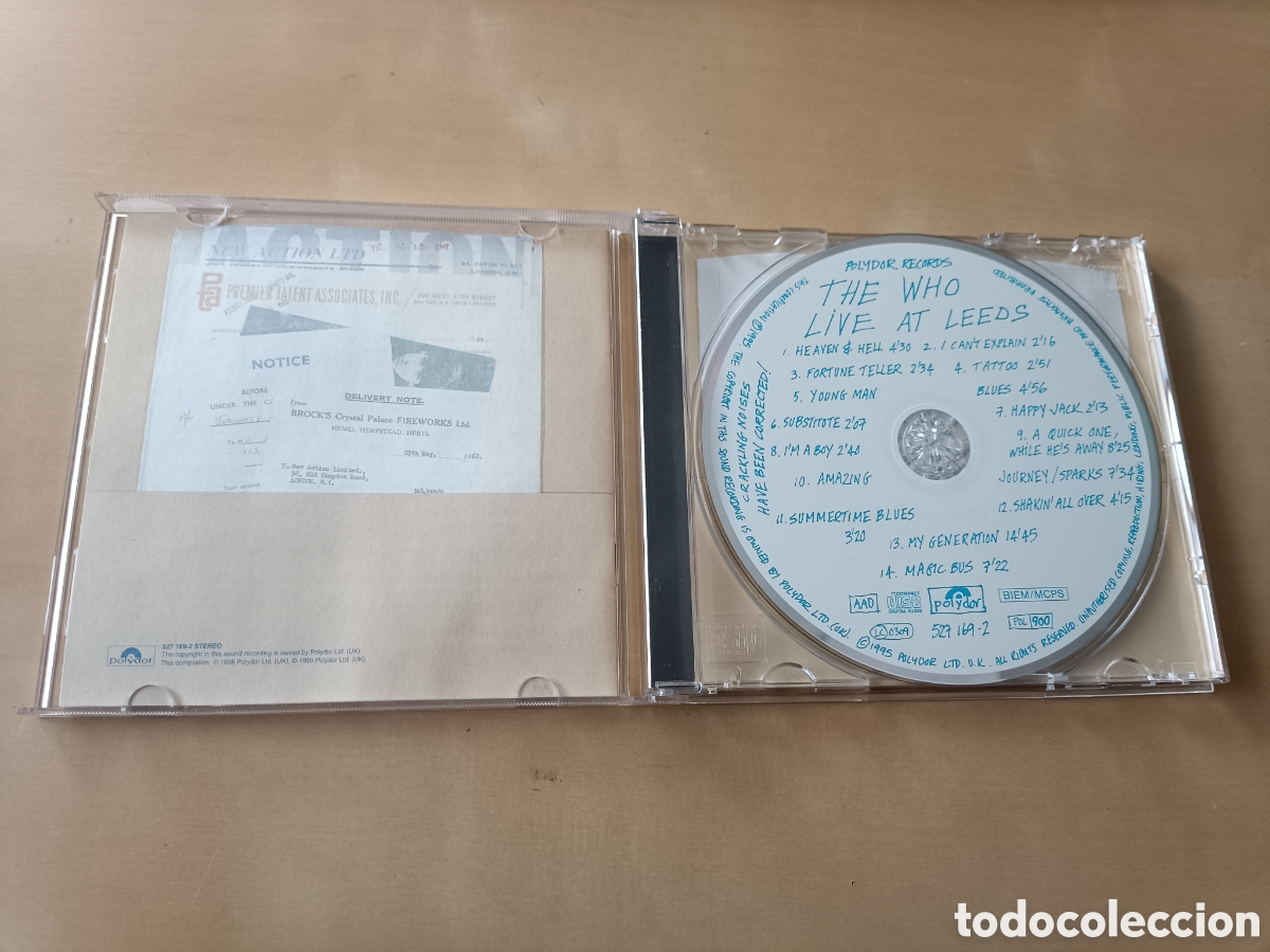 CDs de m&uacute;sica: CD THE WHO - LIVE AT LEEDS - Foto 3